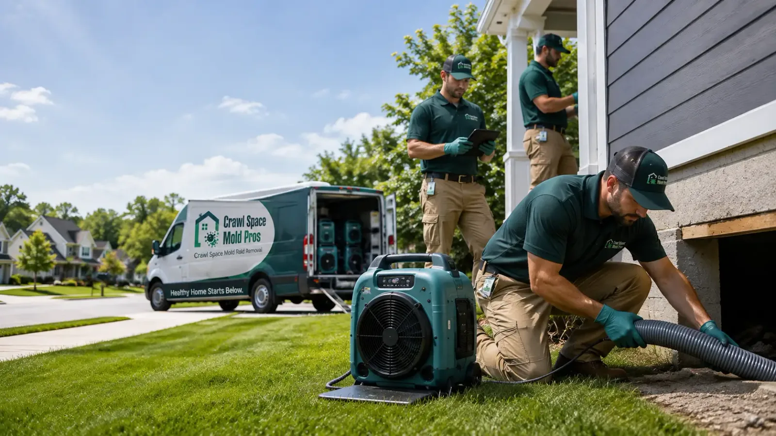 Crawl Space Mold Removal in Chester, IL